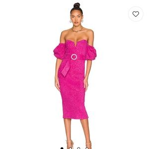 Majorelle midi dress